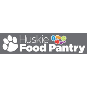 Huskie Food Pantry logo, supporting the minority business community involvement.